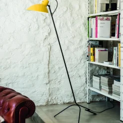 VV Cinquanta Floor Lamp, yellow/black