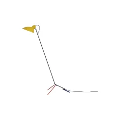 VV Cinquanta Floor Lamp, yellow/mondrian