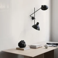 VV Cinquanta Twin Wall Lamp, black/black