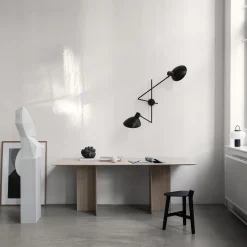 VV Cinquanta Twin Wall Lamp, black/black