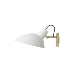 VV Cinquanta Wall Lamp, white/brass