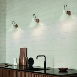 VV Cinquanta Wall Lamp, white/brass