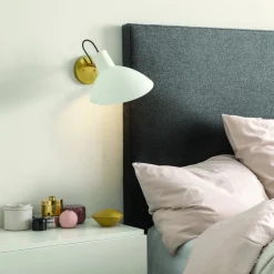 VV Cinquanta Wall Lamp, white/brass