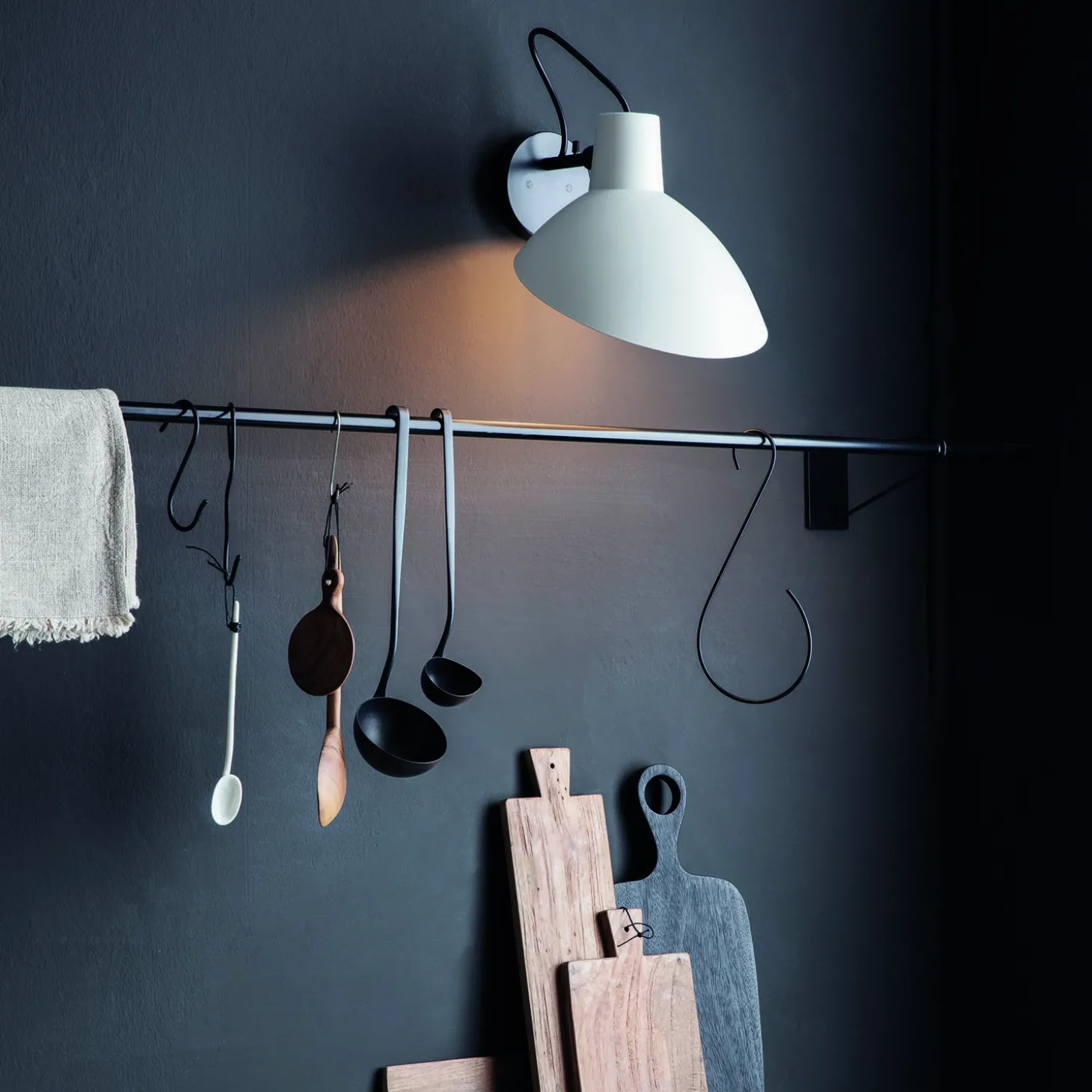 VV Cinquanta Wall Lamp, white/black