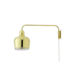 Wall Light A330S Golden Bell, brass
