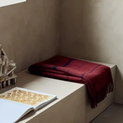 Warp and Weft plaid, 02102 embrace - beetroot/midnight