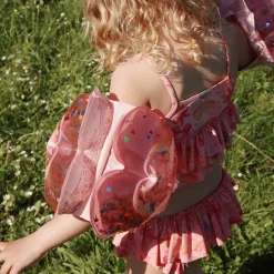 Water Wings Heart Transparent, horn stars