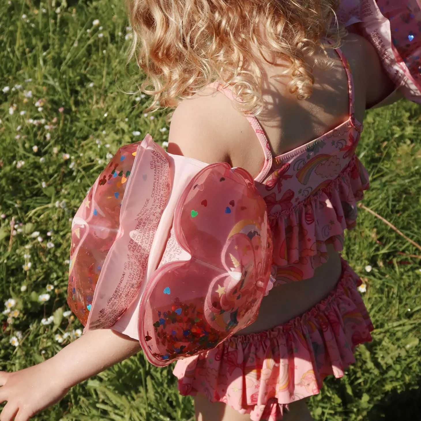 Water Wings Heart Transparent, horn stars