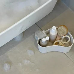 Wave opbevaringskurv, ivory