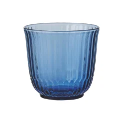 Waves vandglas lav 2 stk., blå