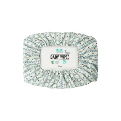 Wet Wipe Cover, floral stripe