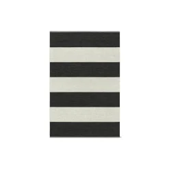 Wide Stripe Icon gulvtæppe, midnight black 554
