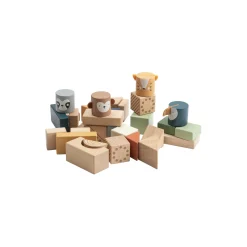 Wildlife totem byggeklodser, multi colour