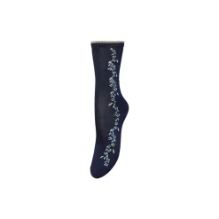 Wintery Visca Sock, navy blazer