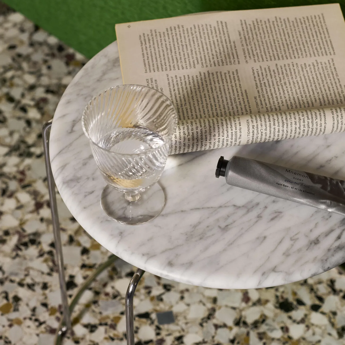 Wire VP11 Top, bianco carrara