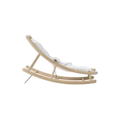 Wood baby & junior vippestol, eg/hvid