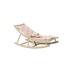 Wood baby & junior vippestol, eg/rosa