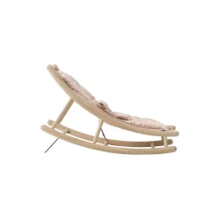 Wood baby & junior vippestol, eg/rosa