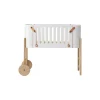 Wood co-sleeper inkl. ombyg til bænk, hvid/eg