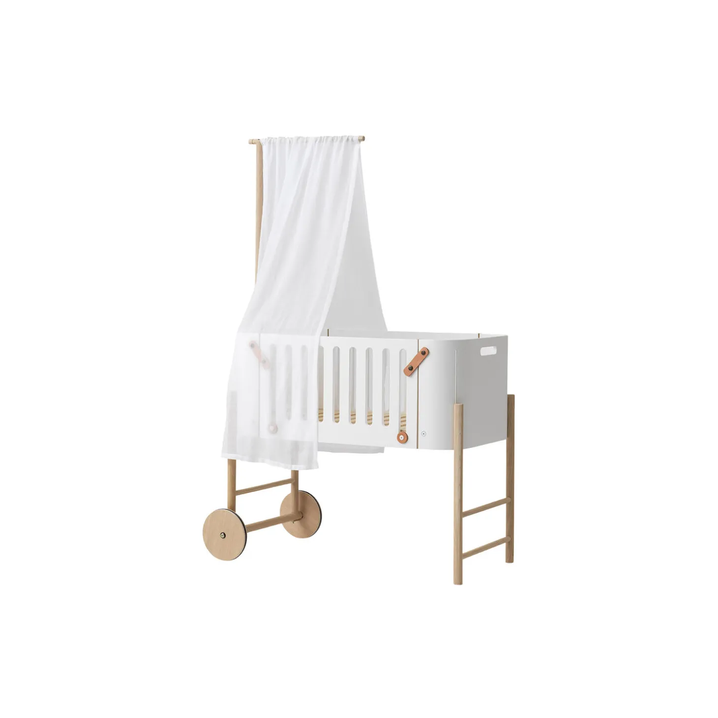 Wood co-sleeper sengehimmel, hvid
