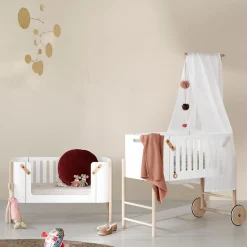 Wood co-sleeper sengehimmel, hvid