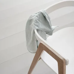 Wood justerbar armstol, hvid/eg