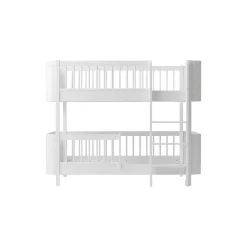 Wood Mini+ halvhøj køjeseng 68x162 cm, hvid