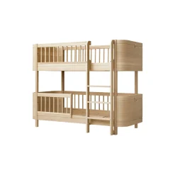 Wood Mini+ halvhøj køjeseng 68x162 cm, eg