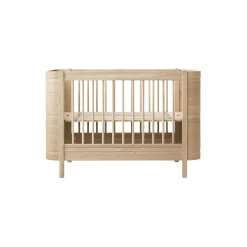 Wood Mini+ tremmeseng ekskl. junior kit 68x122 cm, eg