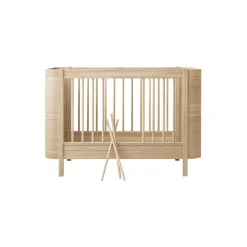 Wood Mini+ tremmeseng ekskl. junior kit 68x122 cm, eg