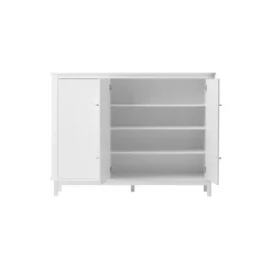 Wood multiskab 3 døre, hvid