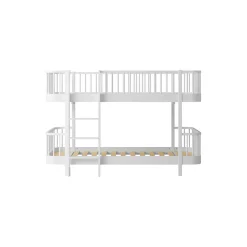 Wood Original halvhøj køjseng 90x200 cm, hvid