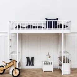 Wood Original højseng 90x200 cm, hvid