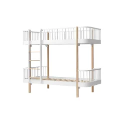 Wood Original køjeseng 90x200 cm, hvid/eg