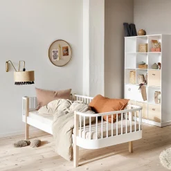 Wood Original sofaseng 90x200 cm, hvid/eg