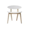 Wood PingPong stol, hvid/eg