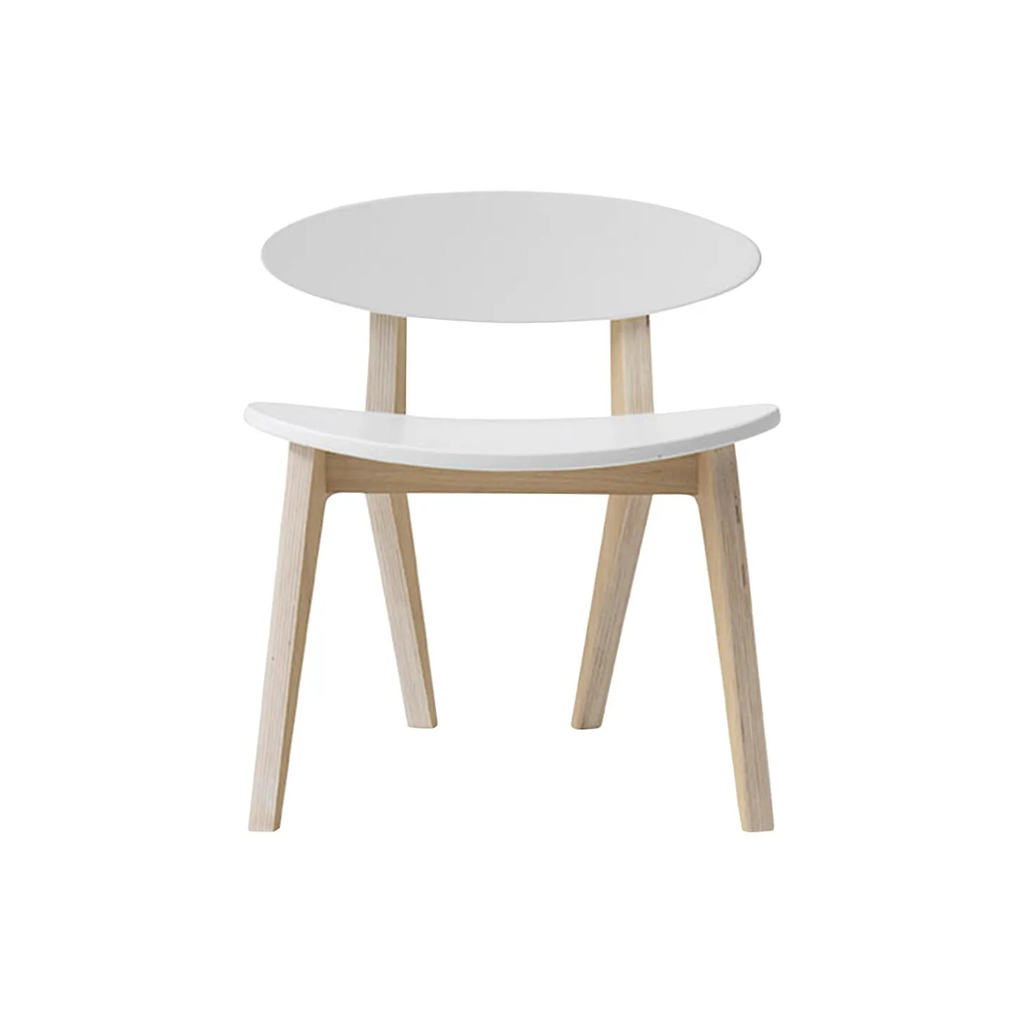 Wood PingPong stol, hvid/eg