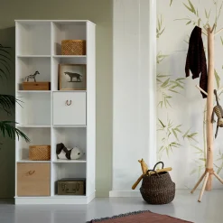 Wood reol 2x5 lodret med sokkel