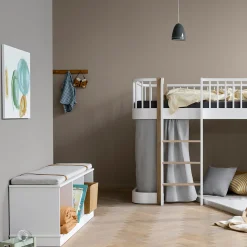 Wood reol 3x1 vandret med sokkel