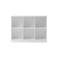 Wood reol 3x2 vandret med sokkel