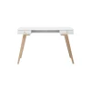 Wood skrivebord 72,6 cm, hvid/eg