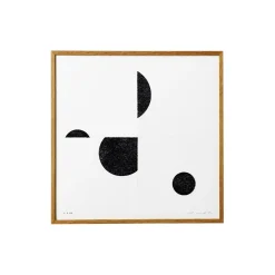 WOOD WORKS cut black print