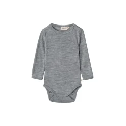 Wool Body L/S Lucca, 0224 melange grey