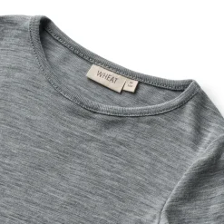 Wool T-Shirt L/S Alfie, 0224 melange grey