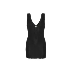 Woollen Lacey Top, black