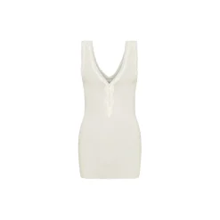 Woollen Lacey Top, off-white