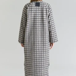 Woollen wire lang frakke, woollen wire