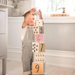 World of Sebra stabelkasser, beige