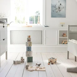 World of Sebra stabelkasser, beige