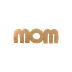 Wow Mom Earring Single, gold